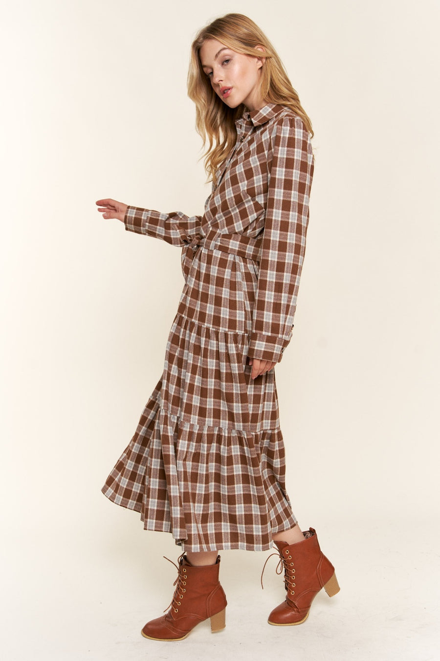 Clarice Maxi Shirt Dress