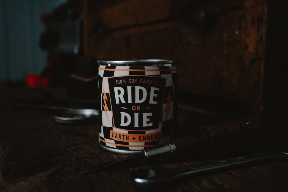 Ride or Die | Earth + Embers 8oz Soy Candle