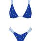 Summer Romance Bikini Top - Cobalt Floral
