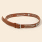 Western Boho Faux Leather Belt