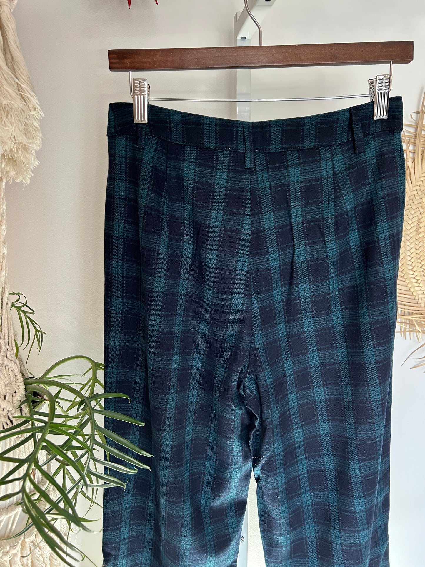 Mary Plaid Trousers