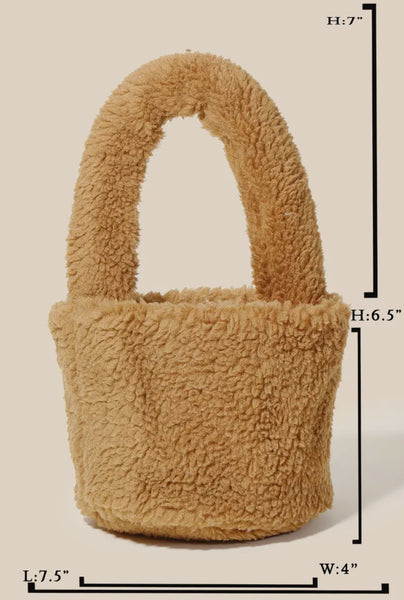 Mini Sherpa Bucket Bag