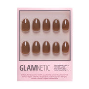 Chocolate Brown Press-On Nails - Short Round