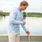 Ocean Blue Performance Hoodie
