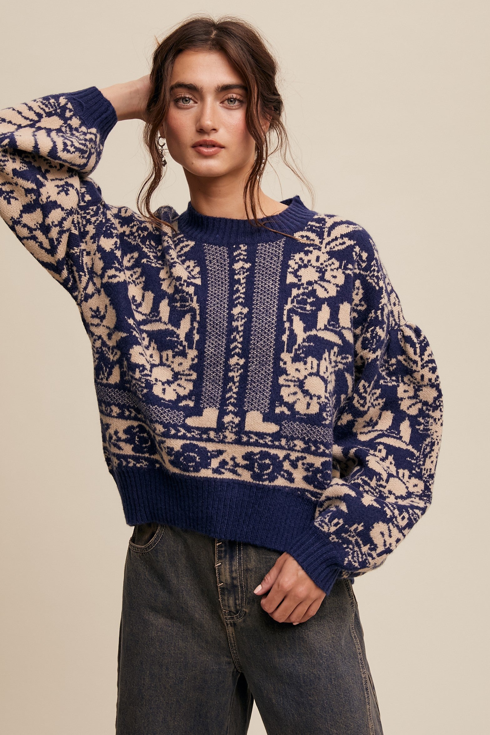 Bradley Floral Sweater