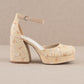 Minka Floral Platform Mary Janes