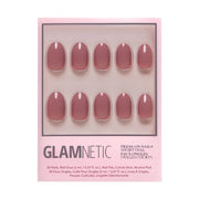 Fall Mauve Press-On Nails - Short Oval