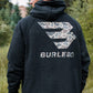 Fleece Hoodie - Camo Signature Logo - Heather Black