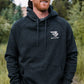 Fleece Hoodie - Camo Signature Logo - Heather Black