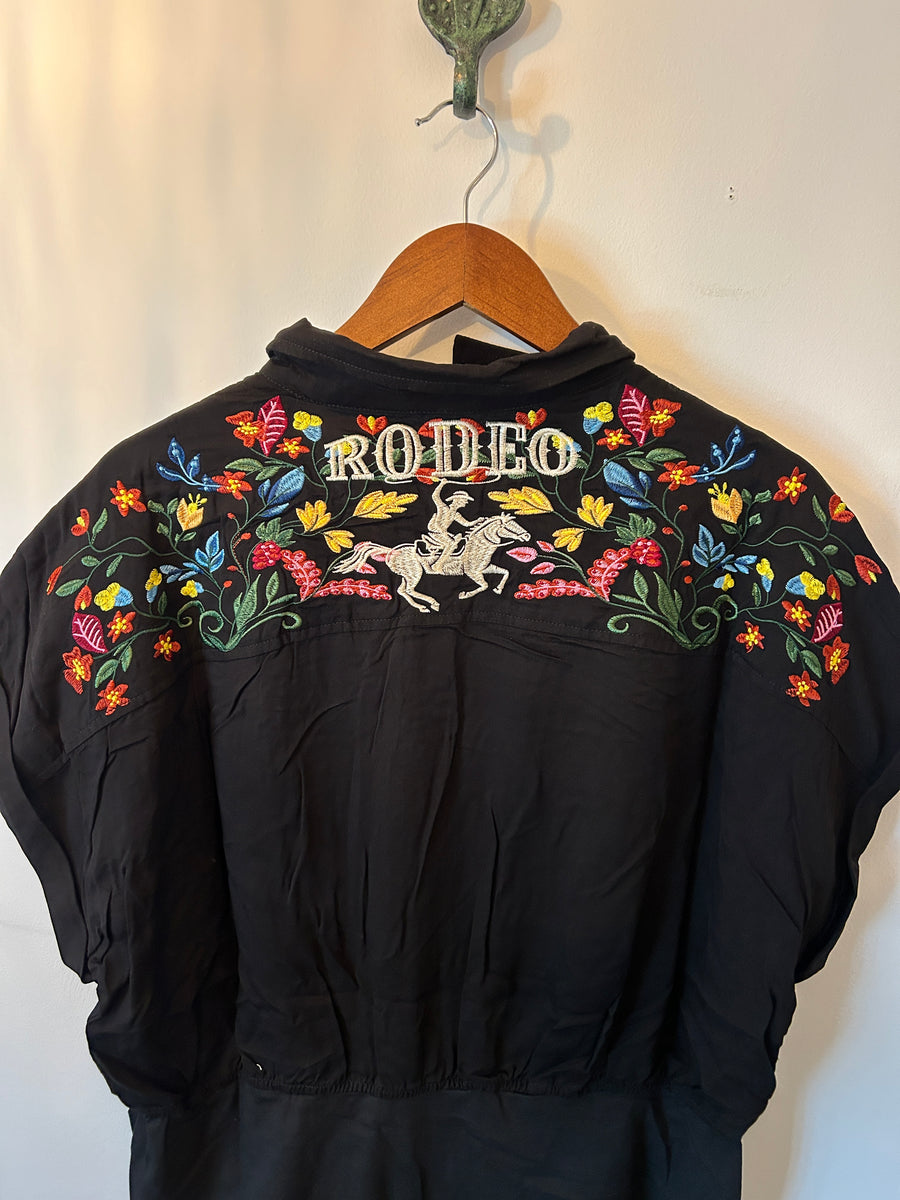 Rodeo Times Embroidered Bodysuit