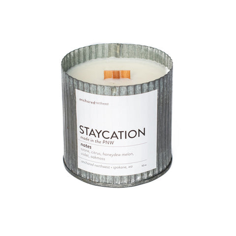 Staycation Rustic Candle