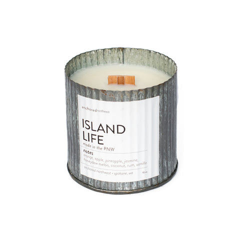 Island Life Rustic Candle