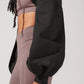 PopFlex Mockneck Shruggie - Black