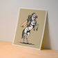 Coastal Cowgirl - 8x10 Surfing Print