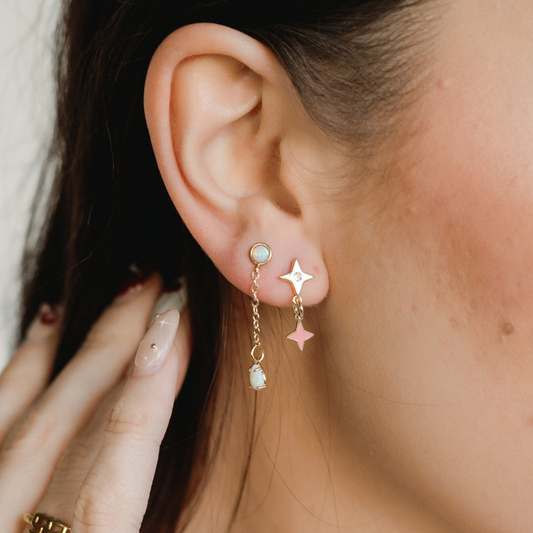 Invisible String Earrings