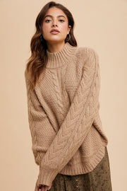 Dafne Highneck Knit Sweater