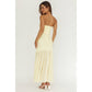Piper Strapless Sheer Maxi Dress