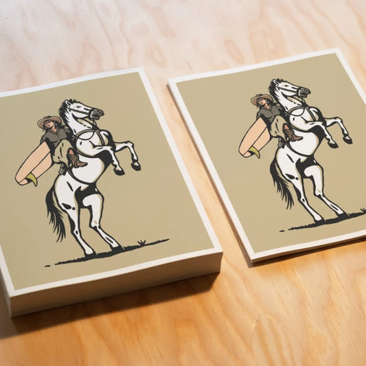 Coastal Cowgirl - 8x10 Surfing Print