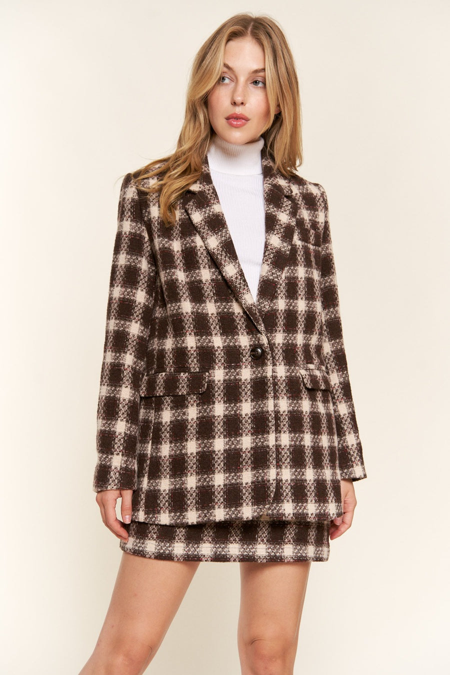 Sabrey Plaid Blazer