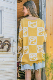 Yin Yang Pattern Sweater