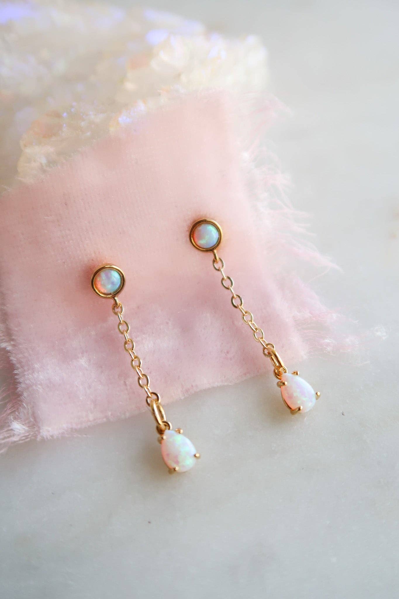 Invisible String Earrings