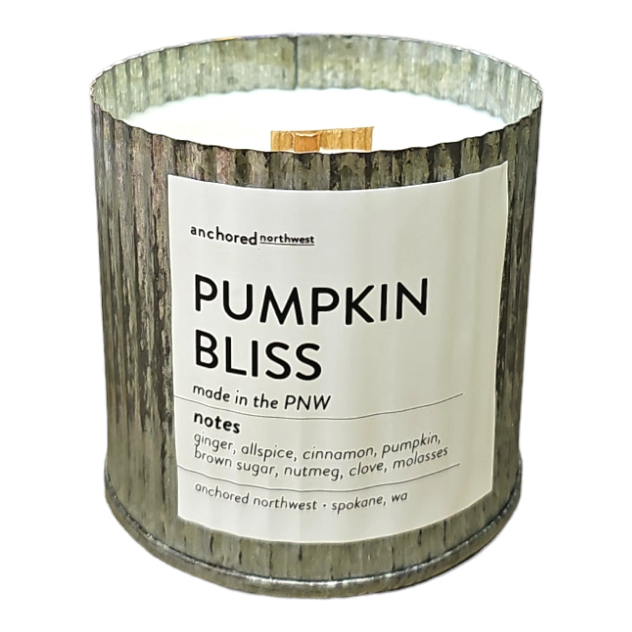 Pumpkin Bliss Rustic Candle