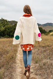 Le cardigan en tricot Fuzzy Smile