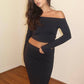 Eugenia Off The Shoulder Crop Top w/ Maxi Skirt