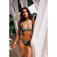Sunset Club Bikini Top - Olive Green