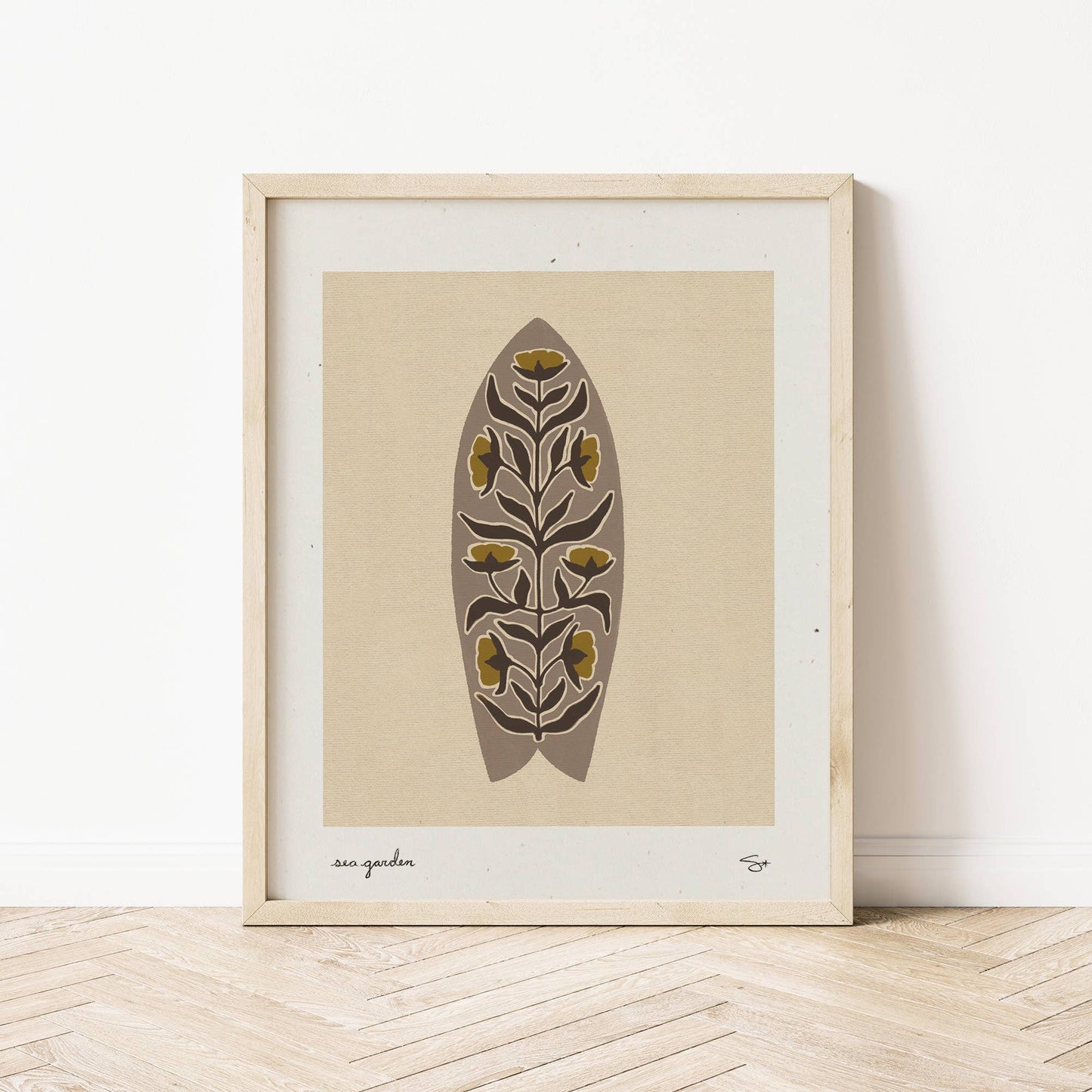 Surf Garden 1 | Surfboard Print