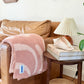 Hanalei Plush Throw - Island Blush
