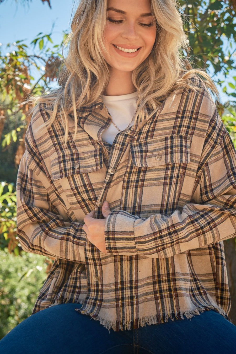 Gibson Button Up Plaid Shirt