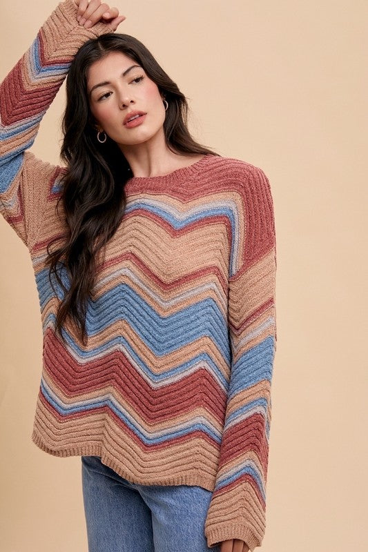 Tillie Zig-Zag Sweater