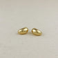 18k Gold Filled Medium Dome Earrings