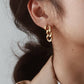 Avalon 18K Gold Non-Tarnish Chain Link Earrings