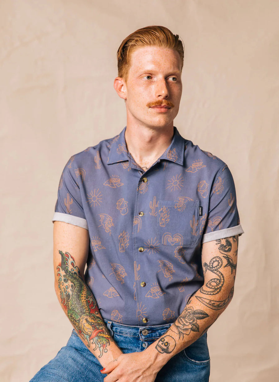 Adios Burritos Button-Up