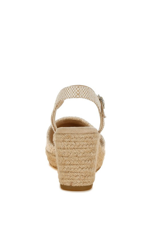 Sandales espadrilles en raphia Lathan