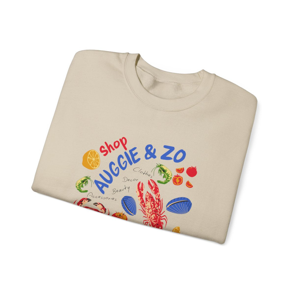 Seafood Market Crewneck Sweatshirt