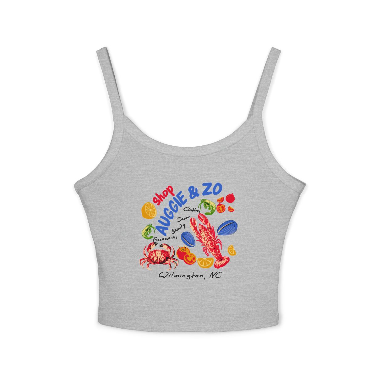 Seafood Market Crop Tank Top