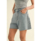 Missy Washed Denim Shorts