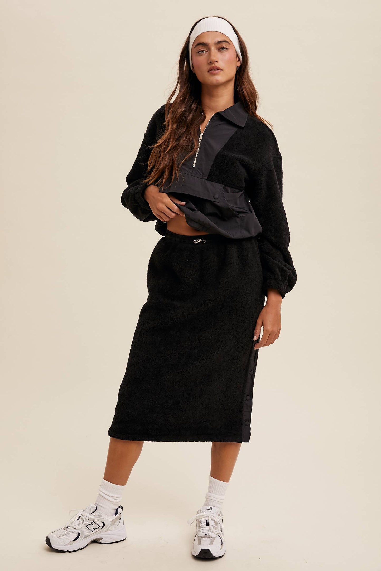 Janie Fleece Pullover Jacket