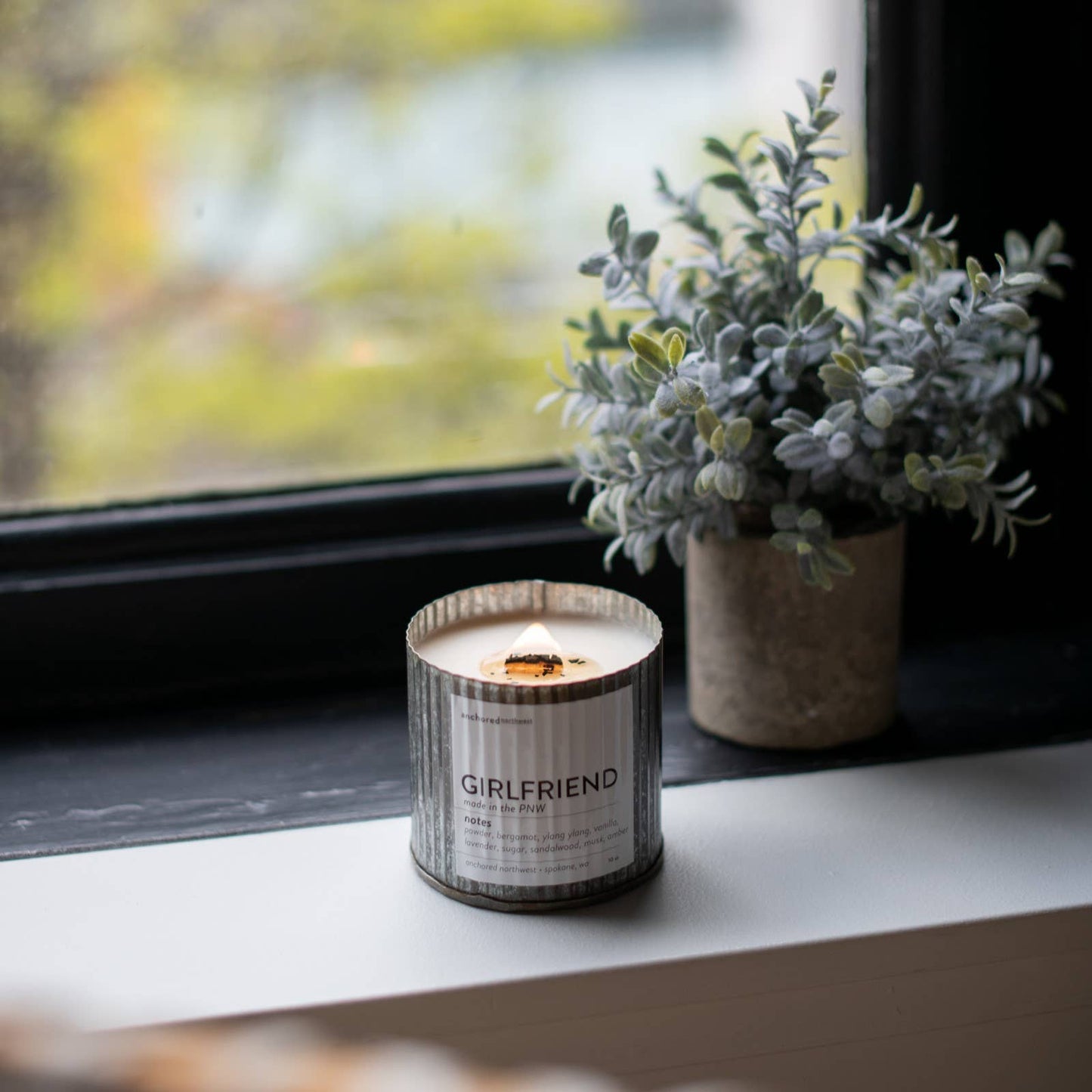 Lakeside Rustic Wood Wick Candle