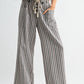 Greta Wide Leg Pants With Drawstring