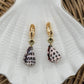 Gold Shell Hebrew Cone Earrings | Hawaiian Surf Jewelry