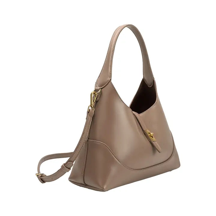 Caroline Recycled Vegan Shoulder - Taupe