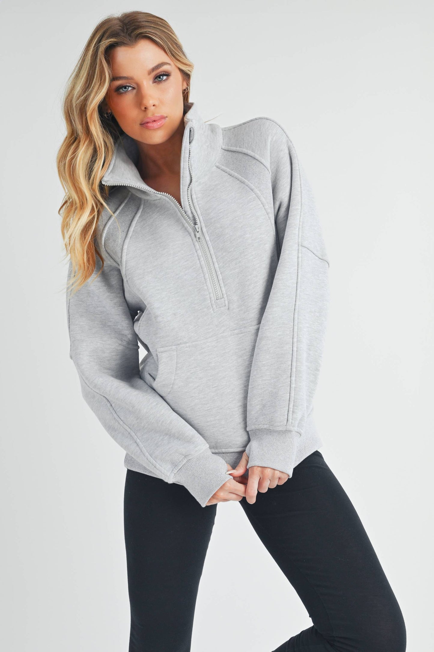 Leah Half-Zip Sweater