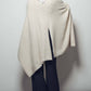Raquel Asymmetrical Back Slit Knit Poncho