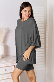 Scottie Three-Quarter Sleeve Top and Shorts Set