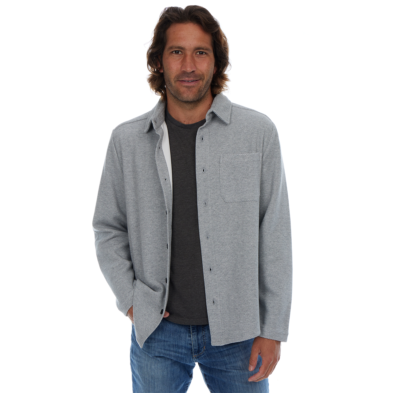 Damien Textured Shacket