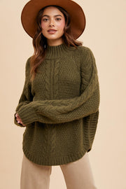 Dafne Highneck Knit Sweater